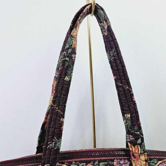 2 Piece Vintage 1993 Vera Bradley Tote Handbag AND Make-up Bag in Wildwood, EUC - Picture 3 of 13